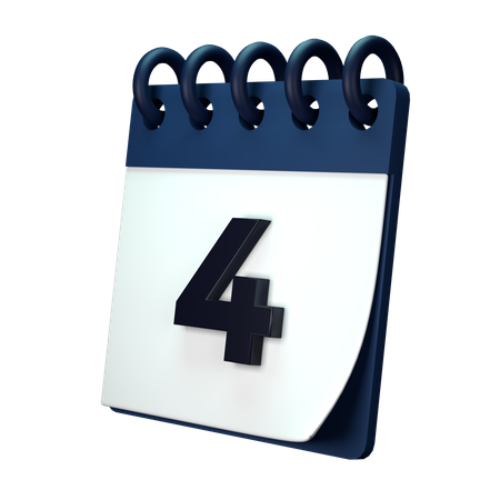 4 data  3D Illustration