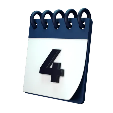 4 data  3D Illustration