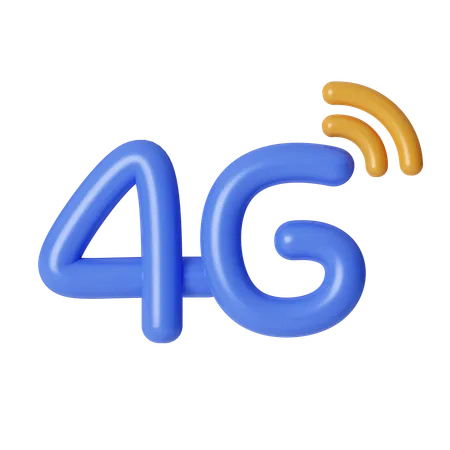 4 G Wifi  3D Icon