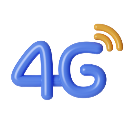 4 G Wifi  3D Icon
