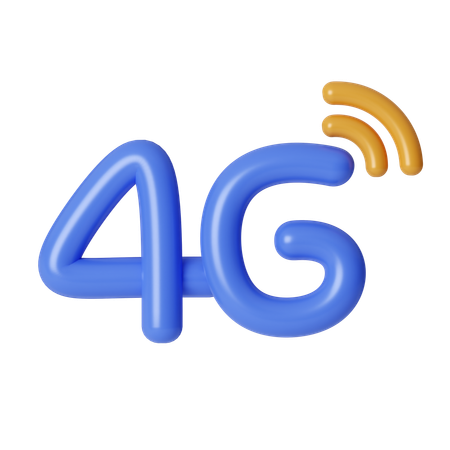 4G WLAN  3D Icon