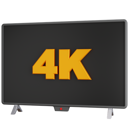 4K Auflösung  3D Icon