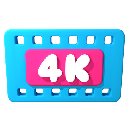 4 K Quality  3D Icon