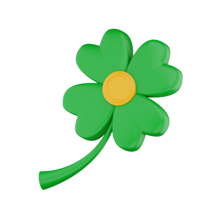 4 Leaf Clover  3D Icon