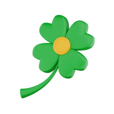 4 Leaf Clover  3D Icon