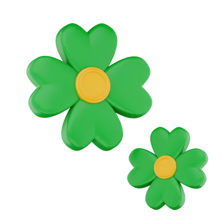 4 Leaf Clover  3D Icon