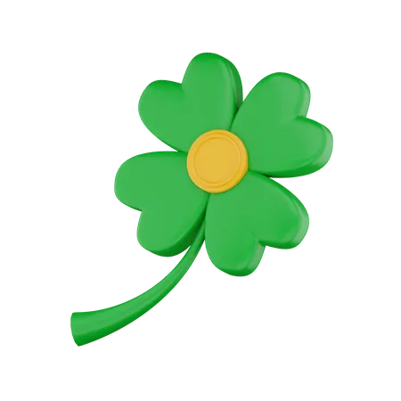 4 Leaf Clover  3D Icon