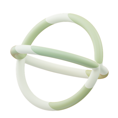Esfera de 4 líneas  3D Icon
