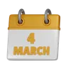 4 March