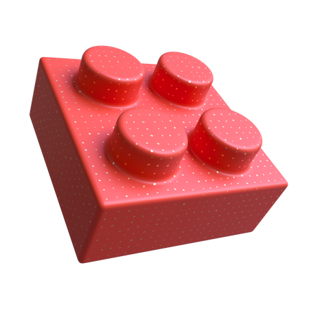 4 Piece Lego 3D Illustration