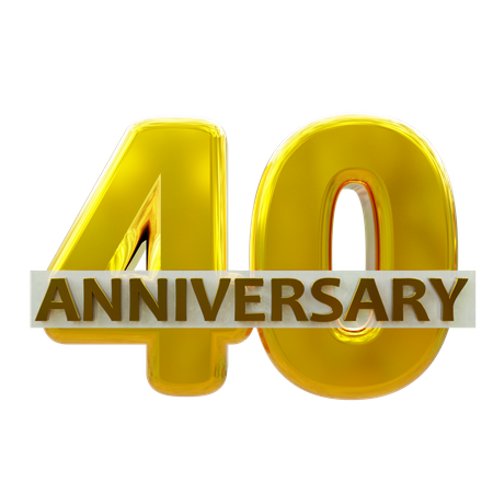 40 aniversario  3D Icon