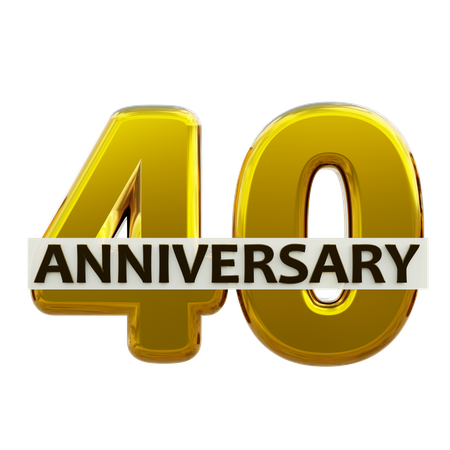 40 aniversario  3D Icon