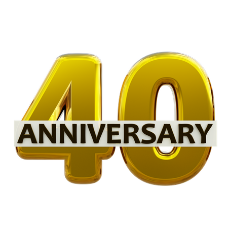 40 anniversaire  3D Icon