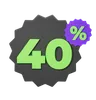 40% discount