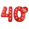 40 discount 3d logo