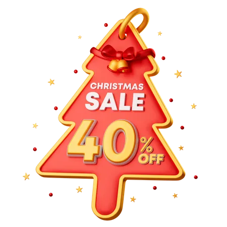 40 Percentage Special Offer  3D Icon
