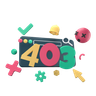 3d 403 forbidden logo