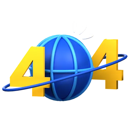 404 Not Found 3 D Icon 3D Icon