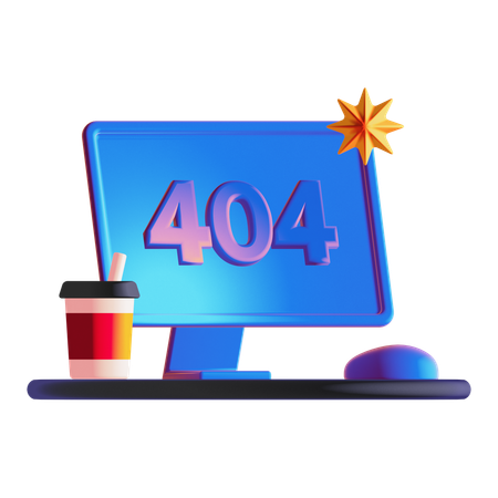 404  3D Icon