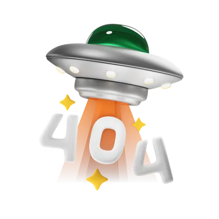 404  3D Icon