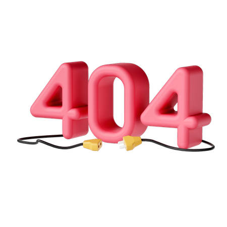 404  3D Icon