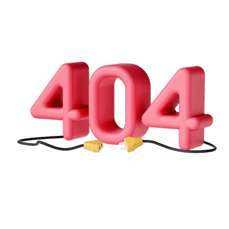 404  3D Icon