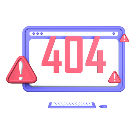 404  3D Icon