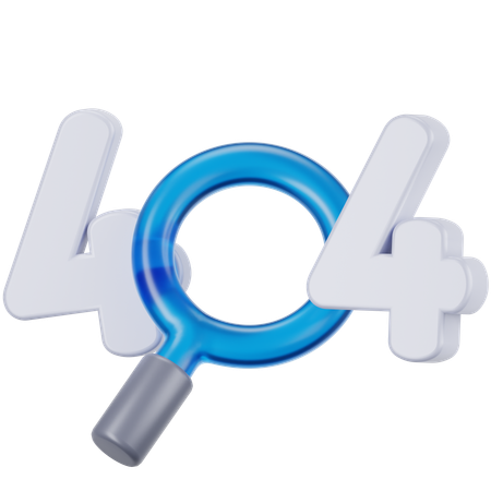 エラー404  3D Icon