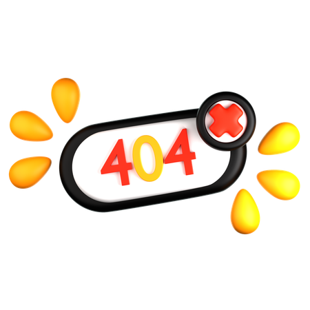 404お探しのページが見つかりませんでした  3D Icon