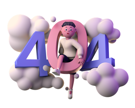 404  3D Icon