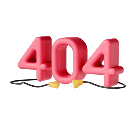 404  3D Icon