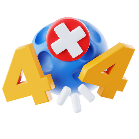 404 空が見つかりません  3D Icon