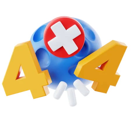 404 空が見つかりません  3D Icon