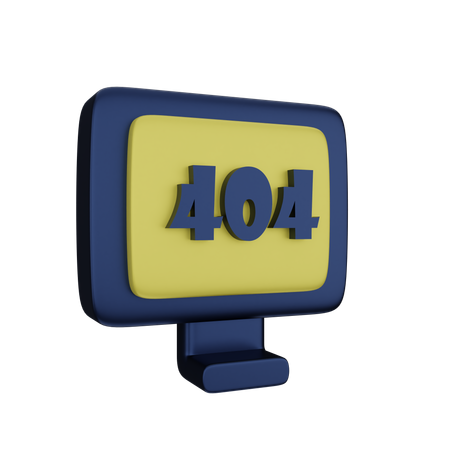 Erreur 404  3D Icon