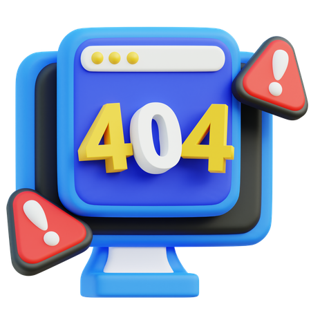 Erreur 404  3D Icon