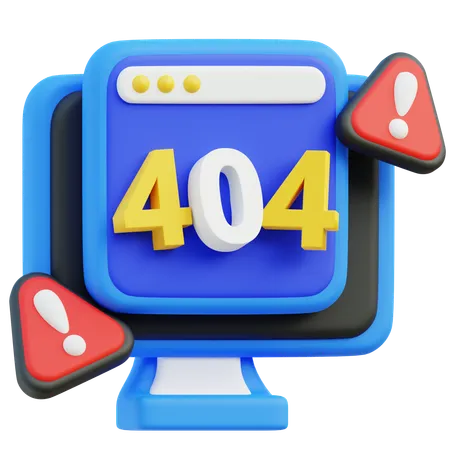 Erreur 404  3D Icon