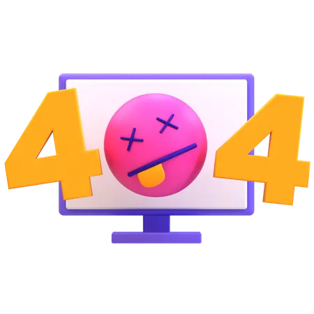 Erreur 404  3D Icon