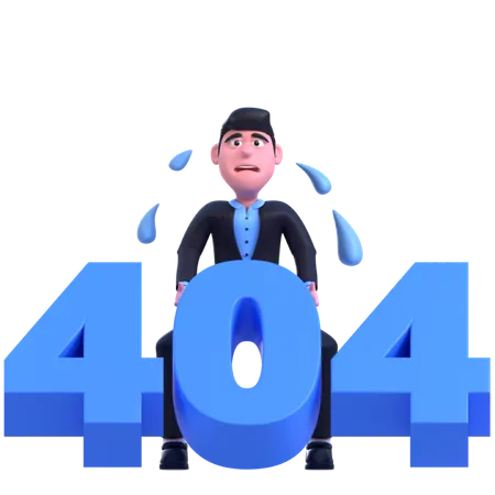 Erreur 404  3D Illustration