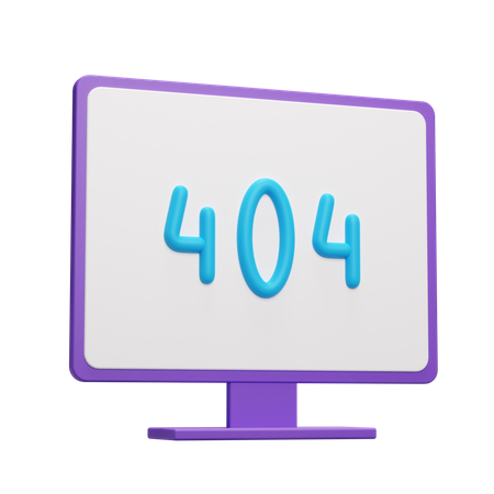 Erreur 404  3D Icon