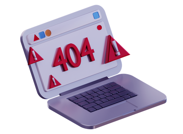 Erreur 404  3D Icon