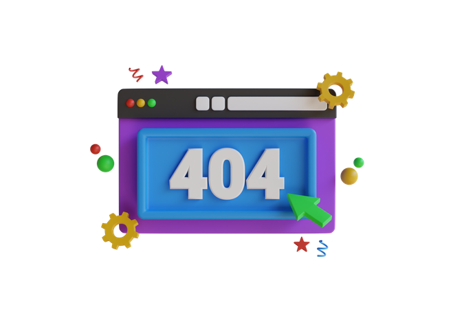 Erreur 404  3D Icon