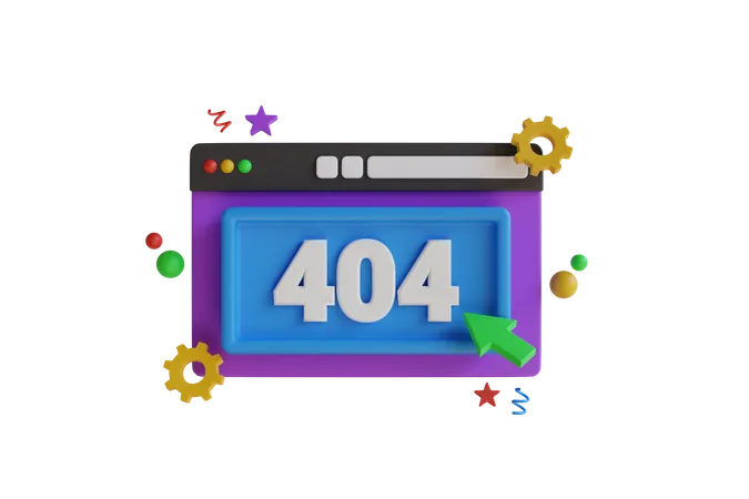 Erreur 404  3D Icon