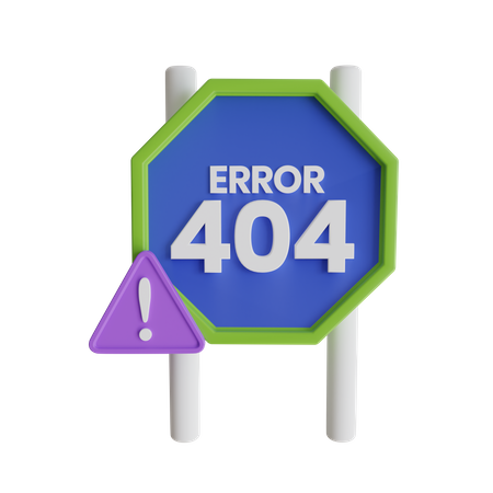 Erreur 404  3D Icon