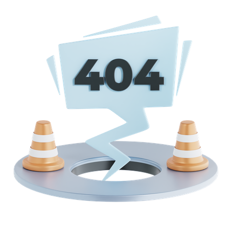 Erreur 404  3D Icon