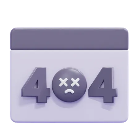 Erreur 404  3D Icon