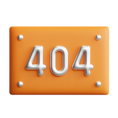 Erreur 404  3D Icon