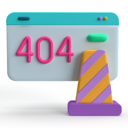 Erreur 404  3D Icon