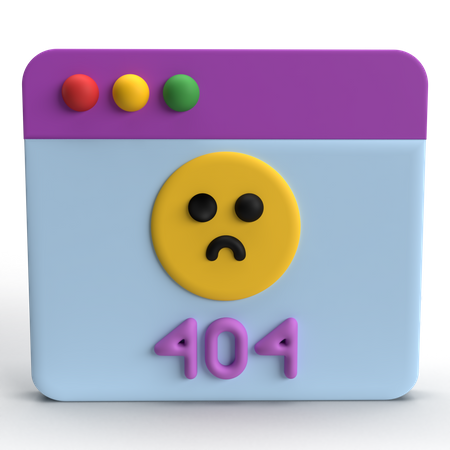 Erreur 404  3D Icon