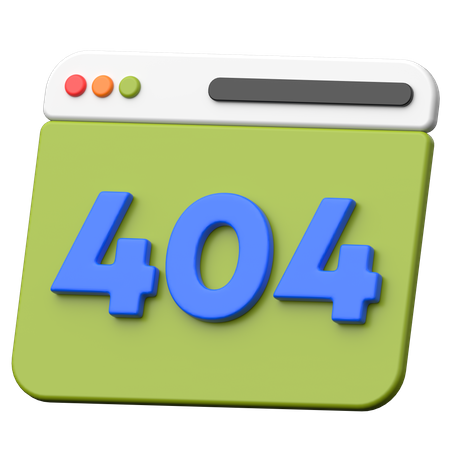 Erreur 404  3D Icon