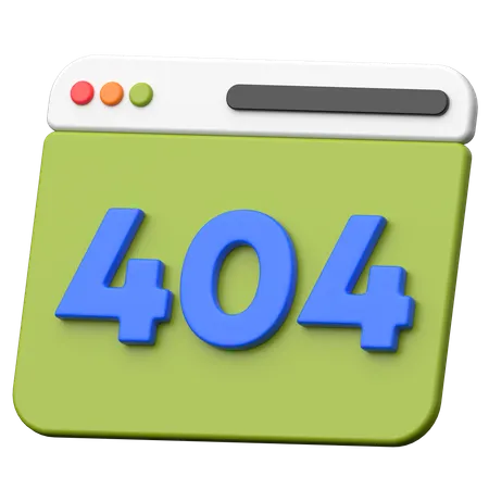 Erreur 404  3D Icon